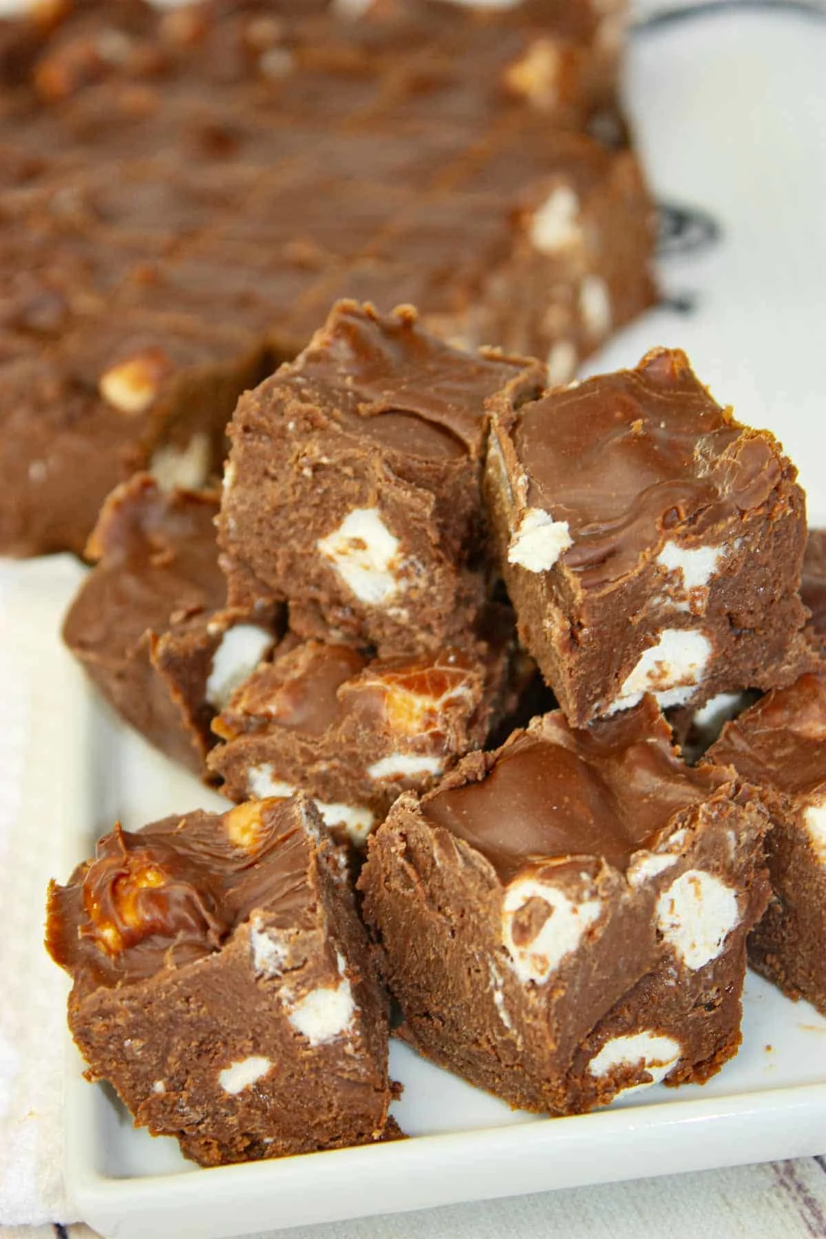 Microwave Chocolate Marshmallow Fudge is a rich, velvety treat that comes together quickly using just a few ingredients and a microwave.