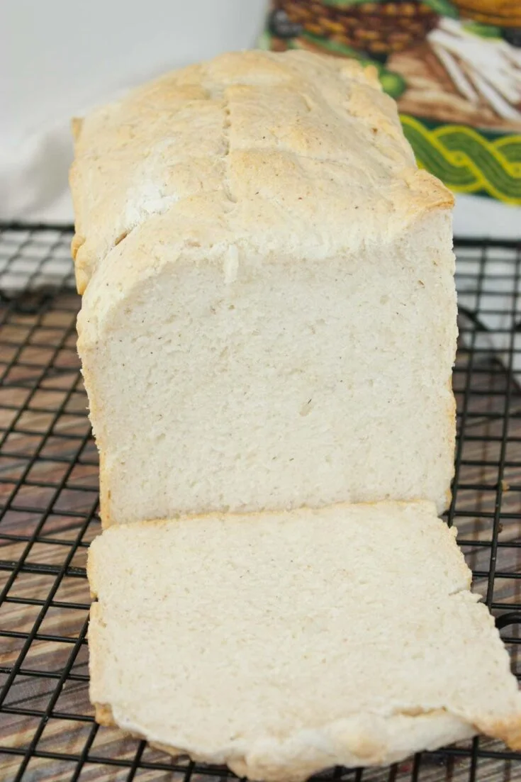 Caputo Flour Gluten Free Sandwich Bread rises beautifully, forming a soft golden crust that hints at bakery perfection.