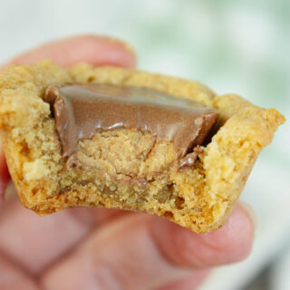Reese’s Peanut Butter Cookie Cups are a dreamy fusion of soft, chewy cookie and creamy chocolate perfection.