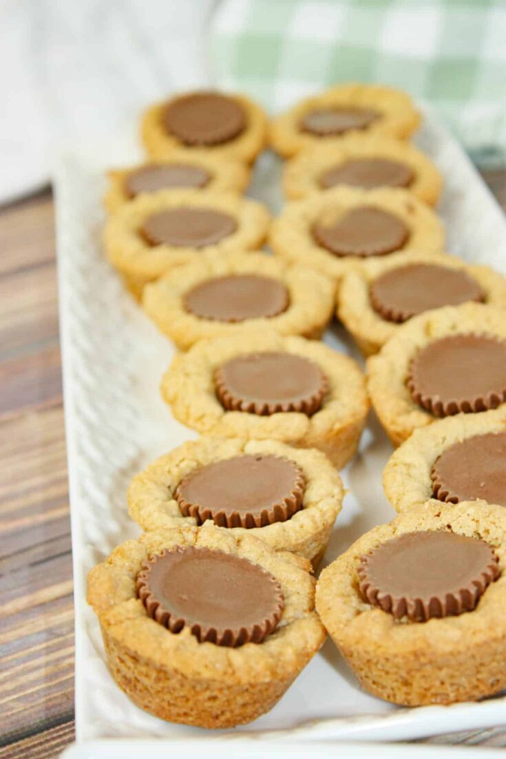 Reese’s Peanut Butter Cookie Cups are a dreamy fusion of soft, chewy cookie and creamy chocolate perfection.