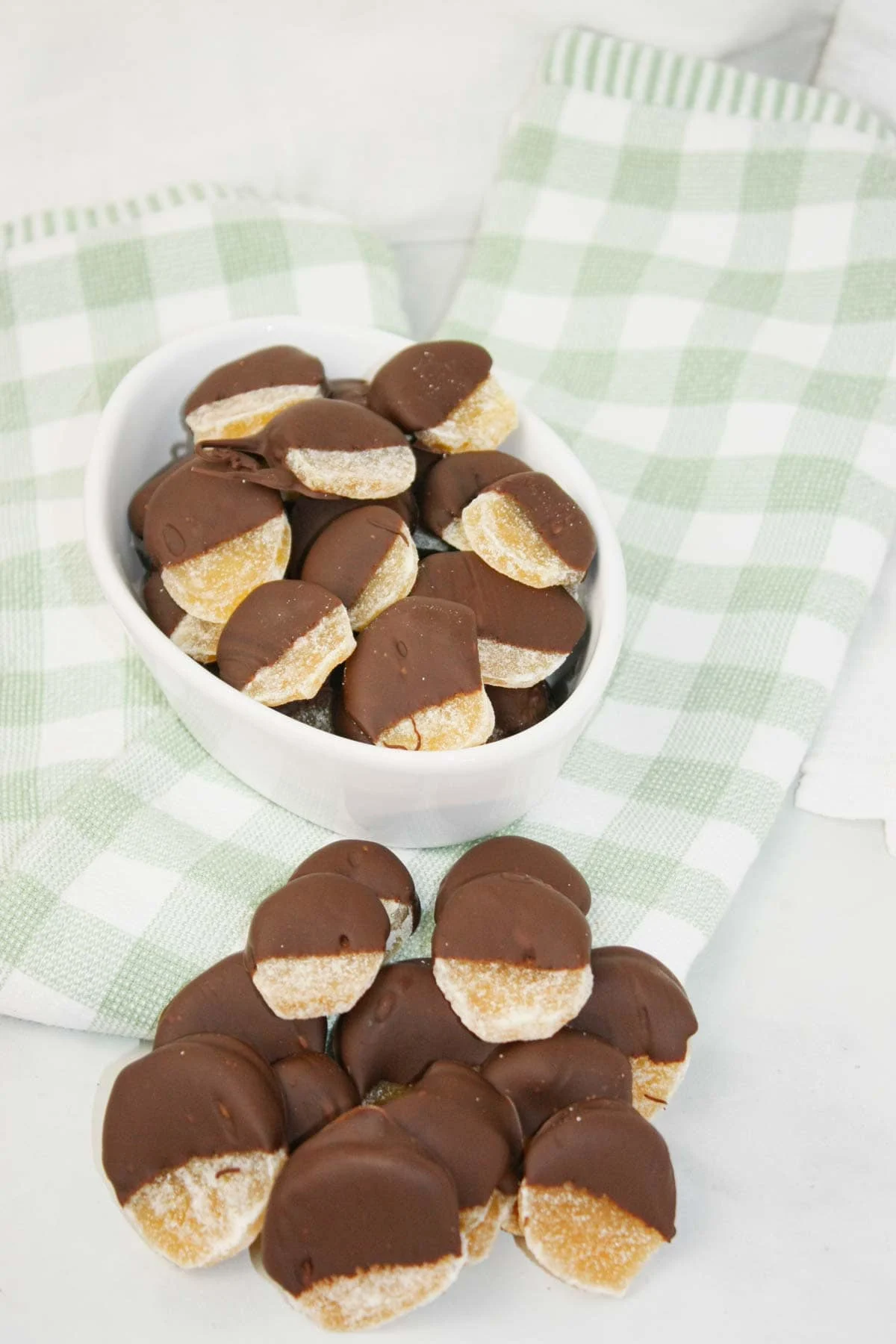 Dipped Candied Ginger is a perfect blend of sweet, warm, spicy, and smooth—simple ingredients transformed into a tiny moment of joy.