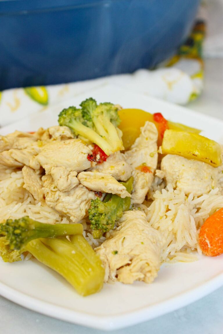 This orange chicken stir fry sparkles with fresh citrus flavour thanks to real orange juice.