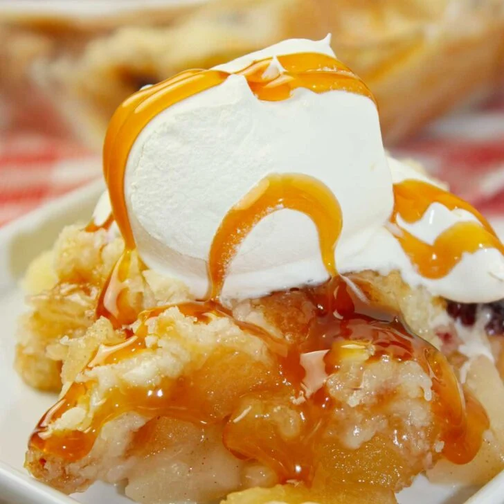 This Apple Pear Dump Cake is pure cozy comfort in every forkful. It’s the kind of dessert that feels like fall in a baking dish.