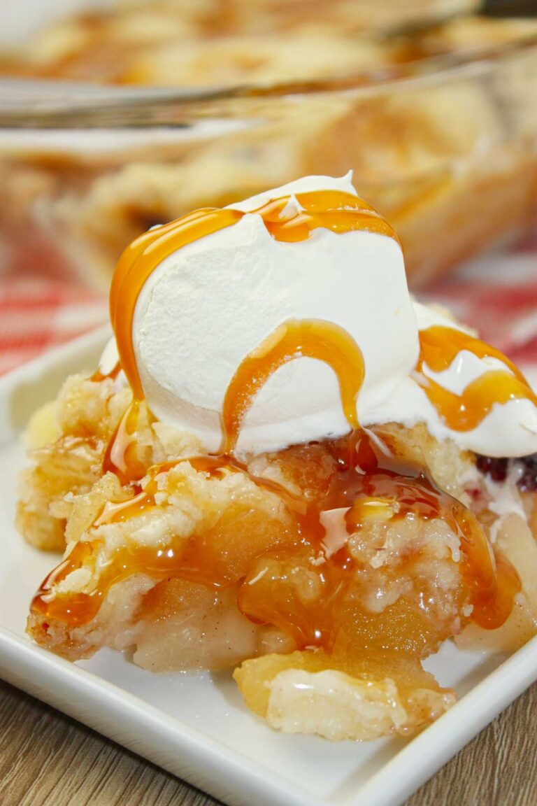 This Apple Pear Dump Cake is pure cozy comfort in every forkful. It’s the kind of dessert that feels like fall in a baking dish.