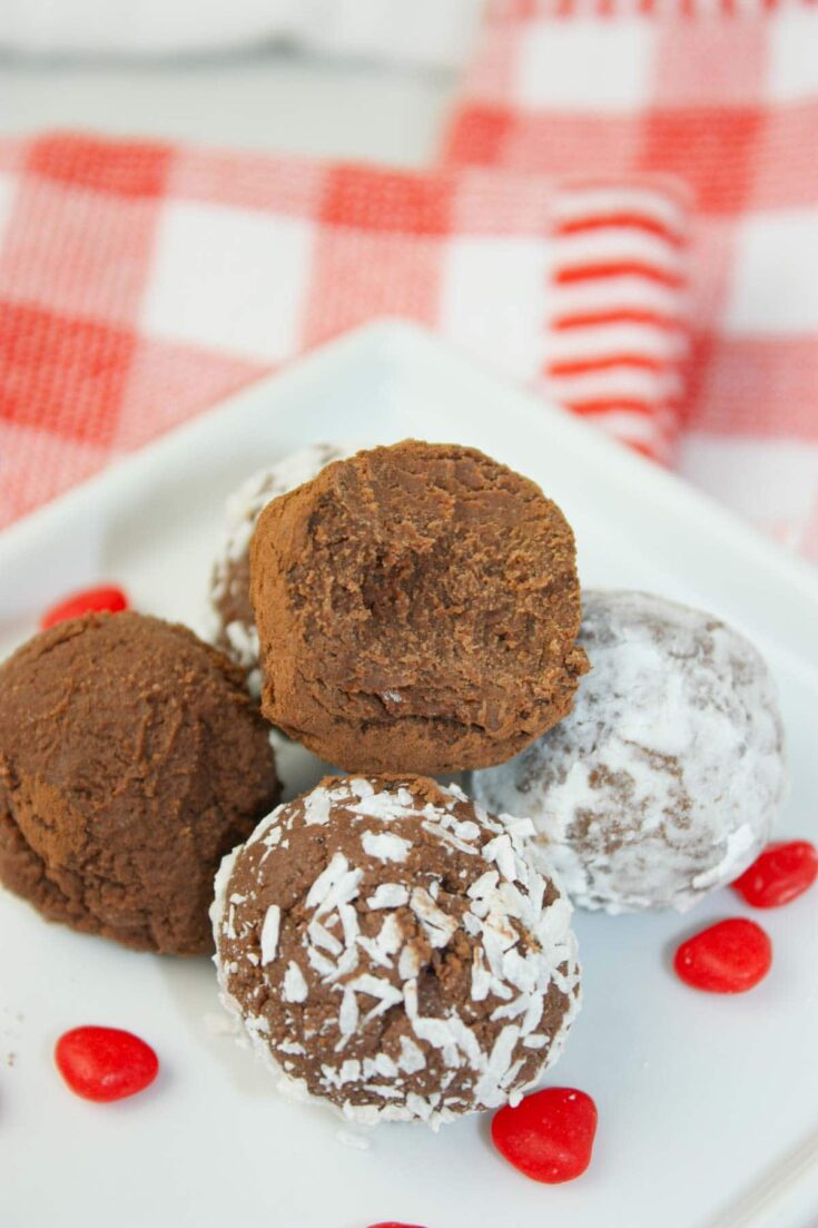 These easy truffles are rich, creamy, and melt-in-your-mouth delicious. Made with cream cheese, they have a luscious, velvety texture.