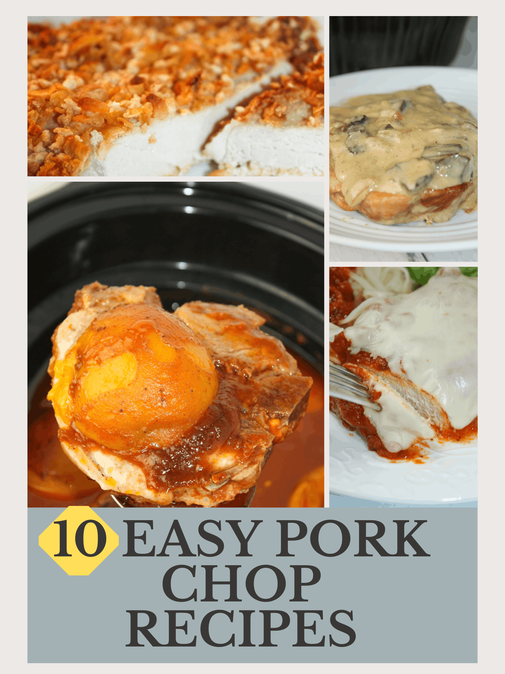 10 Easy Pork Chop Recipes, best pork chop recipes are perfect for easy family dinners and cozy Sunday meals, This roundup includes pork chop recipes in oven, baked chop recipes, and juicy chop recipes that are tender and flavorful. You&rsquo;ll also find boneless pork chop recipes crockpot style, and instant pot pork chops for quick meals, these pork chops dinner ideas are simple and satisfying. If you&rsquo;re looking for what to make with pork chops, these easy recipes are perfect for busy weeknights.