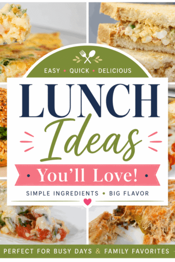 easy lunch ideas that are quick to make but still delicious. lunch recipes, quick lunch recipes, easy lunch recipes, healthy lunch recipes, lunch box recipes, recipes for lunch, quick lunch ideas, lunch ideas at home, simple lunch ideas