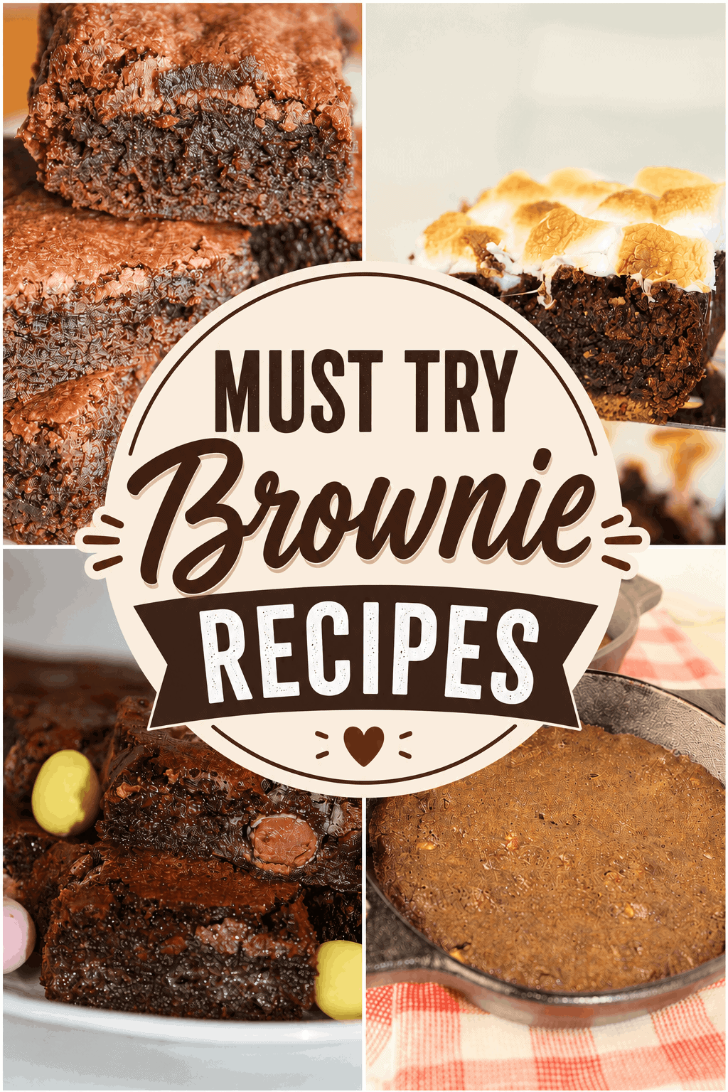 Skip the bakery and make these incredible Chocolate Brownie Recipes right at home. This roundup includes everything from the best chocolate brownies ever to classic brownies and cookie brownie recipes with rich, decadent flavour. Whether you're craving fudgy brownies, moist brownies from scratch, or thick brownies recipes with cocoa powder, you&rsquo;ll find the perfect match here. These baking cocoa recipes are easy to follow and packed with bold chocolate flavor using simple ingredients. Perfect for Baking Sweets, bakery sweets ideas, or anytime you want to impress with homemade desserts, these recipes prove you don&rsquo;t need fancy techniques to create The Best Gluten Free Brownies every single time.