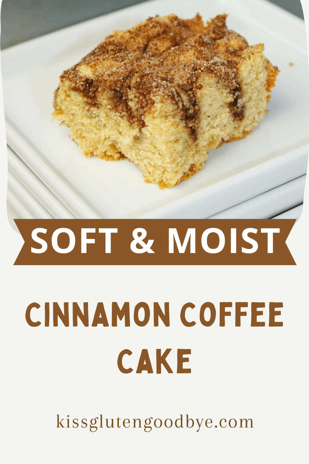 This moist cinnamon coffee cake is topped with a buttery cinnamon crumb. Perfect for brunch, holidays, or cozy weekends. Try it today and save this recipe! coffee cake, brunch recipes, easy bakes, cinnamon cake #homebaking #comfortfood