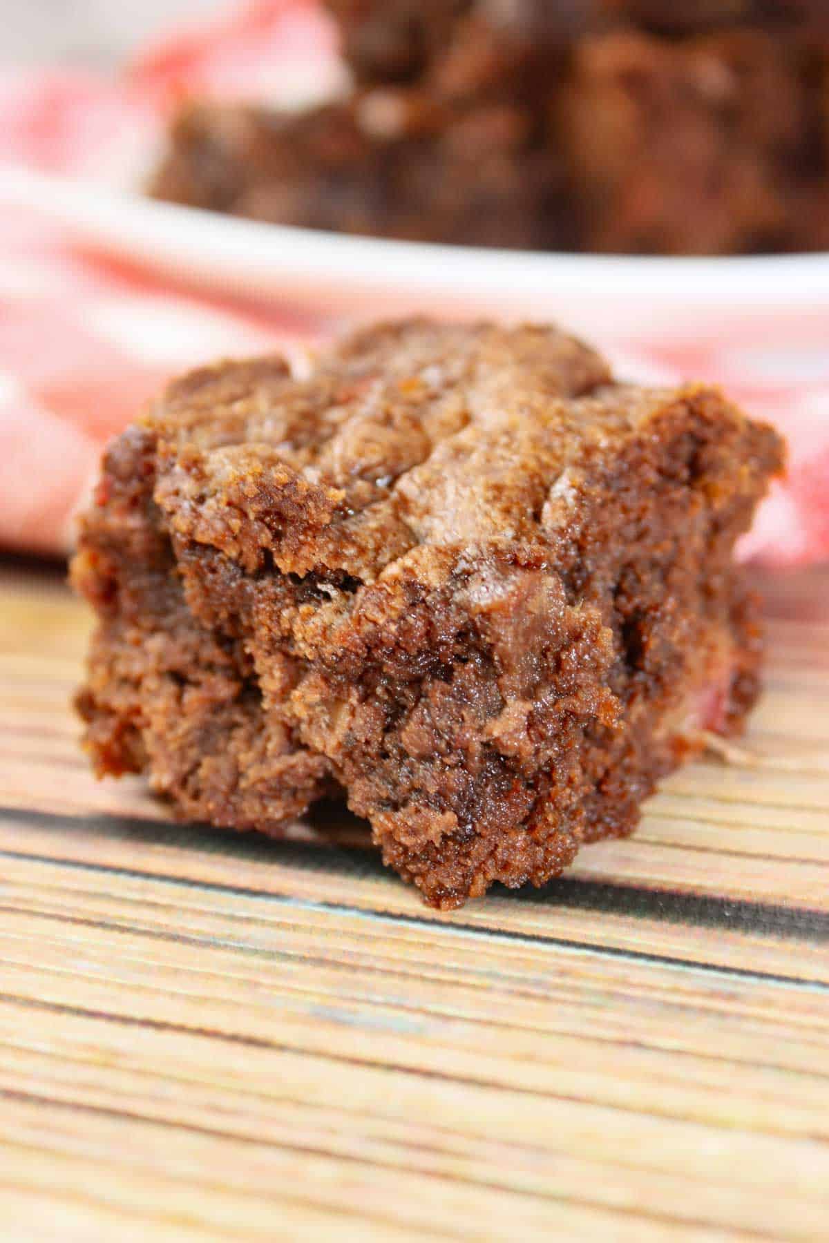 These Chocolate Rhubarb Brownies are a delightful twist on a classic dessert, combining the sweet richness of a soft, buttery brownie with the bright, tangy flavour of fresh rhubarb.