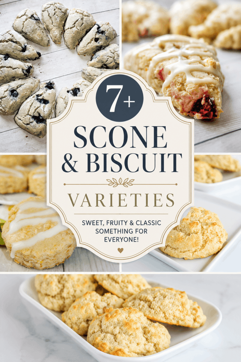 Looking for the best homemade scone and biscuit recipes? This delicious roundup features 7+ easy recipes, including blueberry scones, rhubarb scones, almond flour biscuits, and more. Whether you're baking for breakfast, brunch, afternoon tea, or a comforting side for dinner, you'll find simple, delicious recipes the whole family will love. Save this Pinterest Pin for easy baking inspiration and discover your next favourite homemade scone or biscuit recipe!
