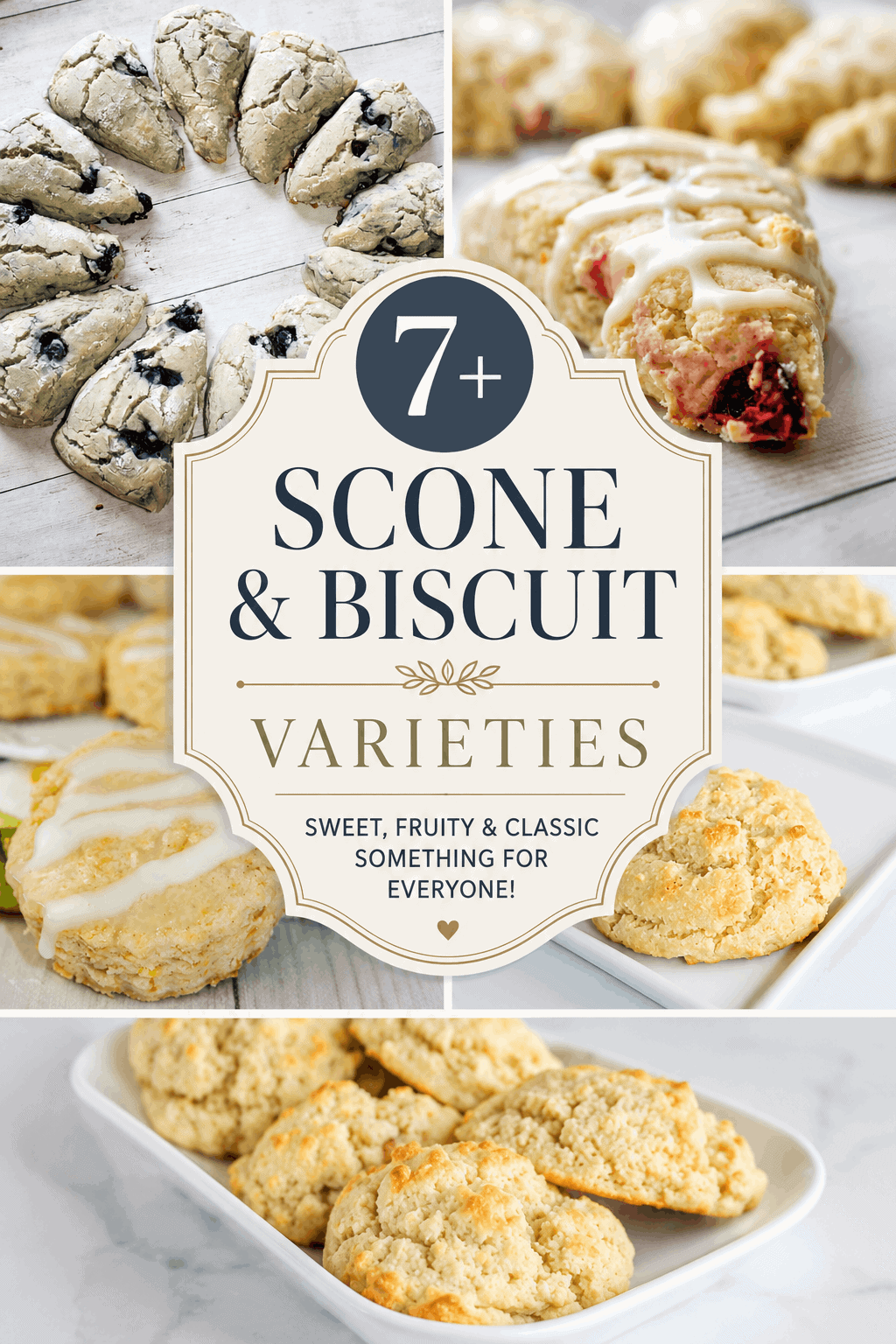 Looking for the best homemade scone and biscuit recipes? This delicious roundup features 7+ easy recipes, including blueberry scones, rhubarb scones, almond flour biscuits, and more. Whether you're baking for breakfast, brunch, afternoon tea, or a comforting side for dinner, you'll find simple, delicious recipes the whole family will love. Save this Pinterest Pin for easy baking inspiration and discover your next favourite homemade scone or biscuit recipe!